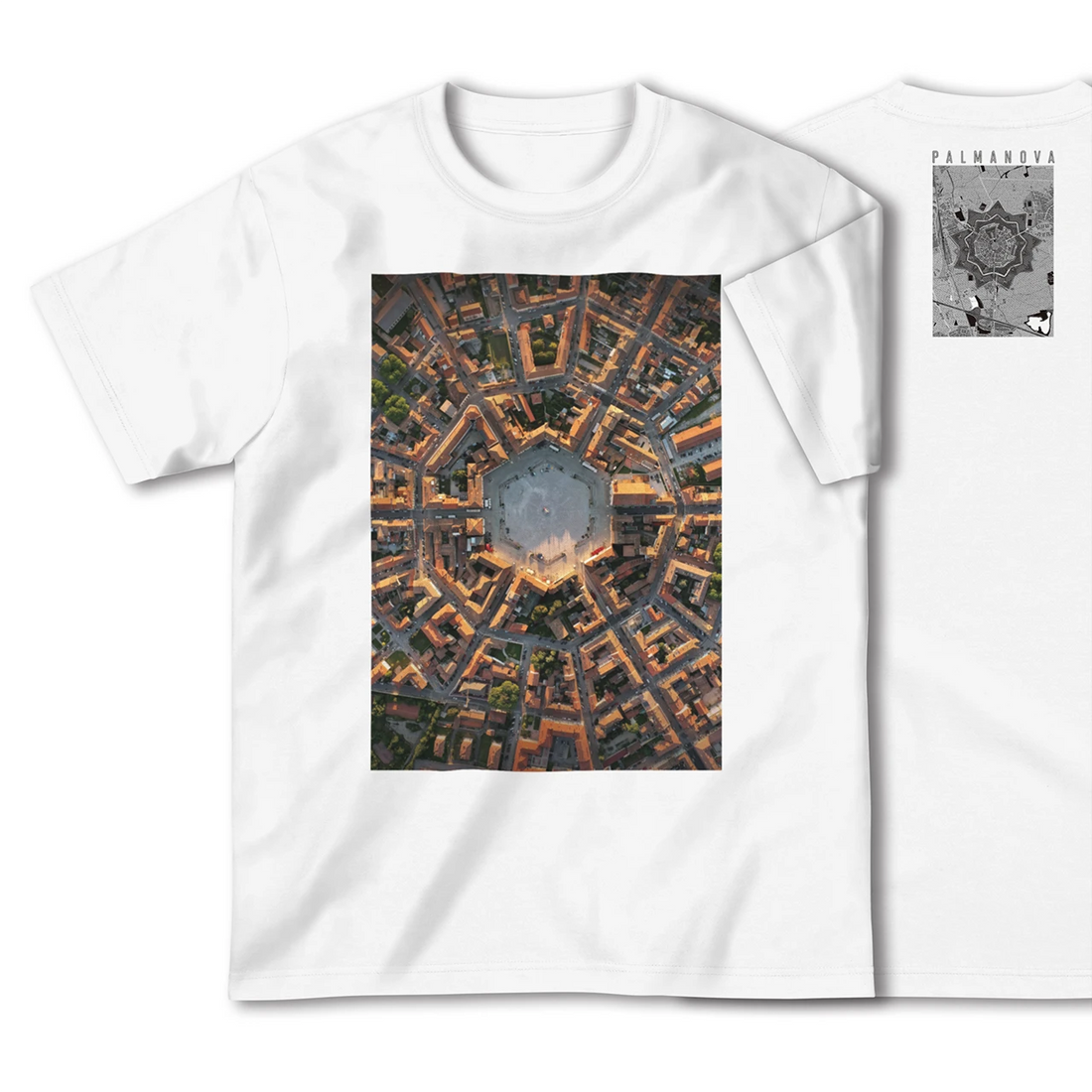 【パルマノーヴァ(イタリア)】Map World ハイクオリティTシャツ