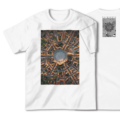 【パルマノーヴァ（イタリア）】Map World ハイクオリティTシャツ