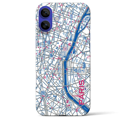 【パリ】イラストマップiPhoneケース（バックカバータイプ）