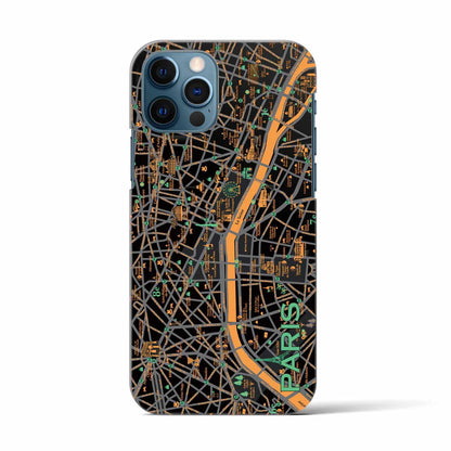 【パリ】イラストマップiPhoneケース（バックカバータイプ）