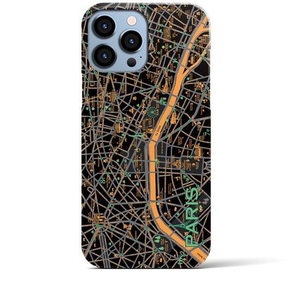 【パリ】イラストマップiPhoneケース（バックカバータイプ）