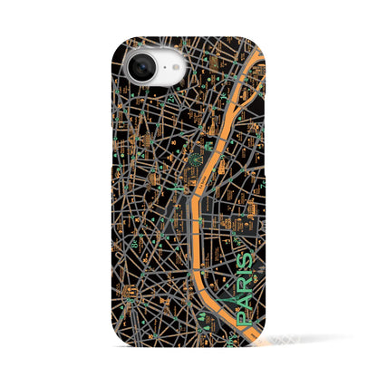 【パリ】イラストマップiPhoneケース（バックカバータイプ）