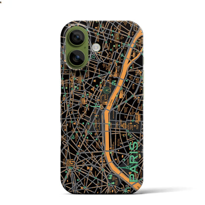 【パリ】イラストマップiPhoneケース（バックカバータイプ）