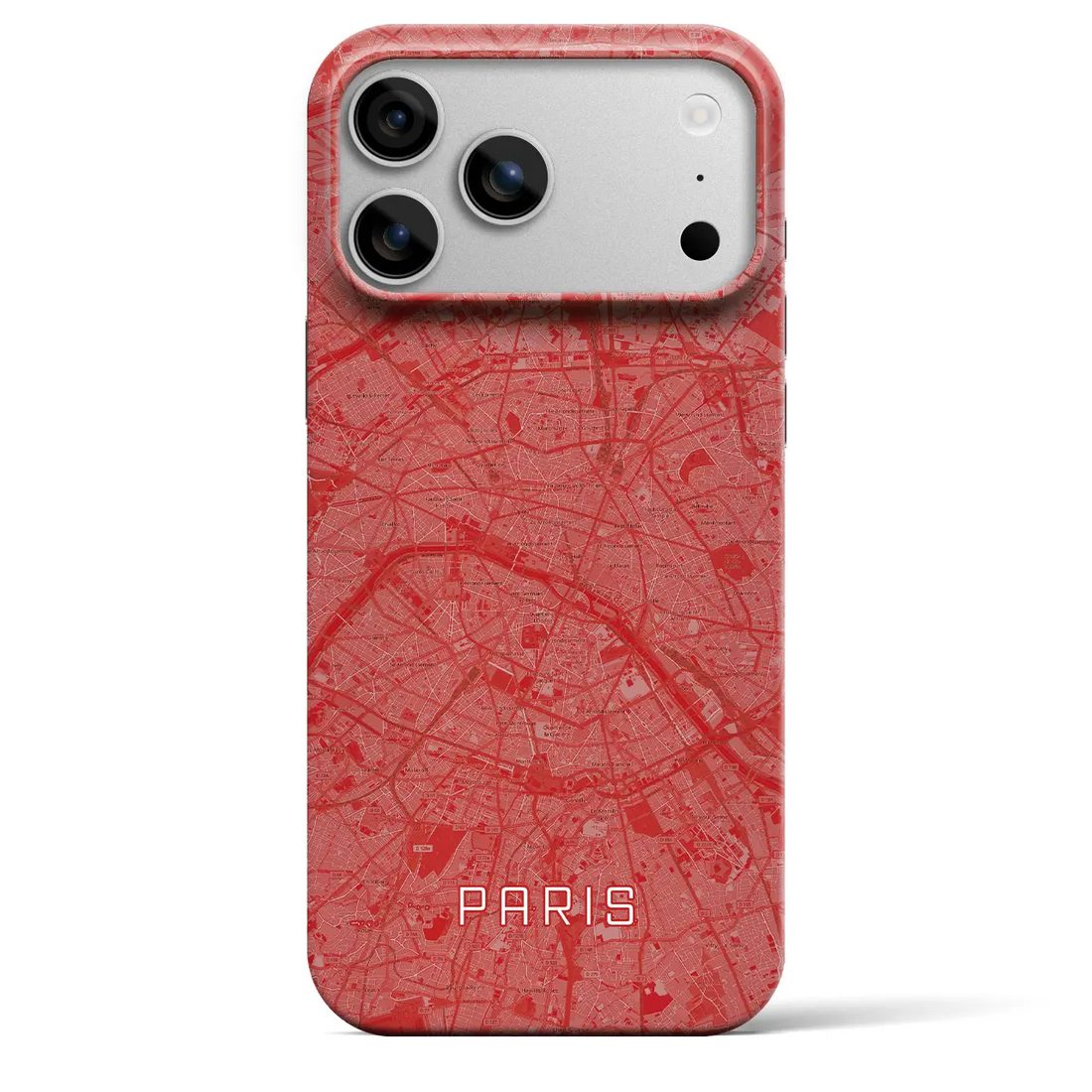 【初売り限定 パリ(フランス)】初売り限定iPhoneケース(バックカバータイプ)レッド・iPhone 17 Pro Max 用