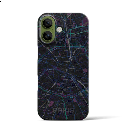 【パリ（フランス）】地図柄iPhoneケース（バックカバータイプ）