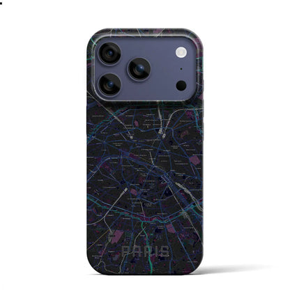 【パリ（フランス）】地図柄iPhoneケース（バックカバータイプ）