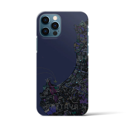 【パタヤ（タイ）】地図柄iPhoneケース（バックカバータイプ）