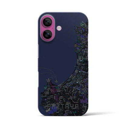 【パタヤ（タイ）】地図柄iPhoneケース（バックカバータイプ）