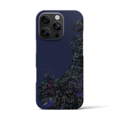 【パタヤ（タイ）】地図柄iPhoneケース（バックカバータイプ）