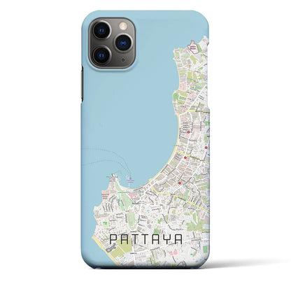 【パタヤ（タイ）】地図柄iPhoneケース（バックカバータイプ）