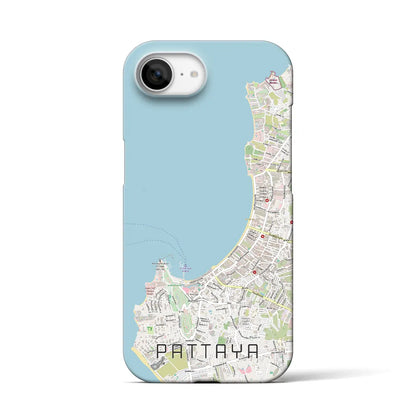 【パタヤ（タイ）】地図柄iPhoneケース（バックカバータイプ）