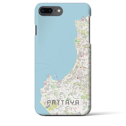 【パタヤ（タイ）】地図柄iPhoneケース（バックカバータイプ）
