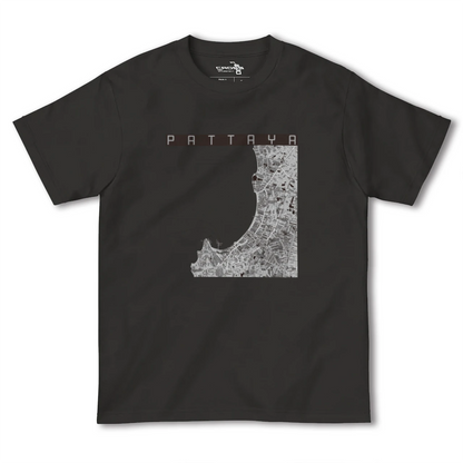 【パタヤ（タイ）】地図柄ヘビーウェイトTシャツ