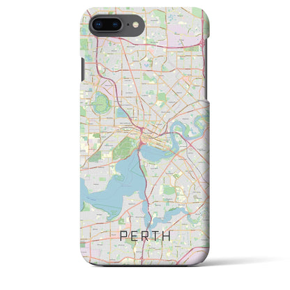 【パース（オーストラリア）】地図柄iPhoneケース（バックカバータイプ）