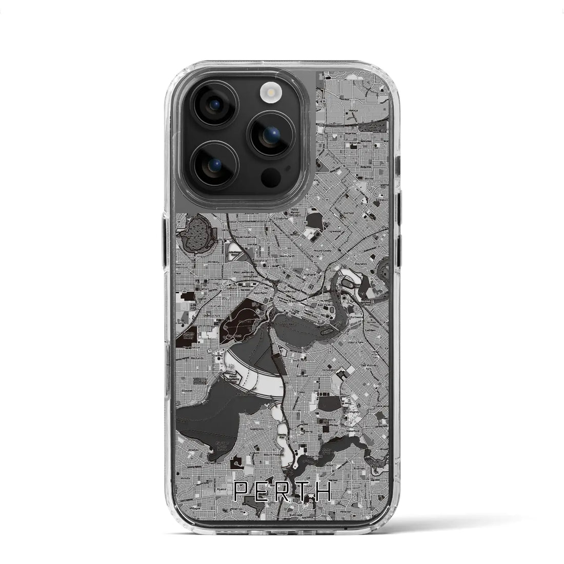 【パース（オーストラリア）】地図柄iPhoneケース（MagSafeタイプ）
