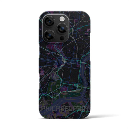 【フィラデルフィア（アメリカ）】地図柄iPhoneケース（バックカバータイプ）