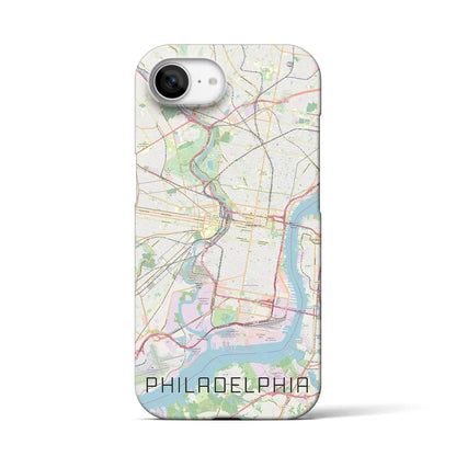 【フィラデルフィア（アメリカ）】地図柄iPhoneケース（バックカバータイプ）