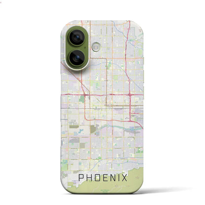 【フェニックス（アメリカ）】地図柄iPhoneケース（バックカバータイプ）