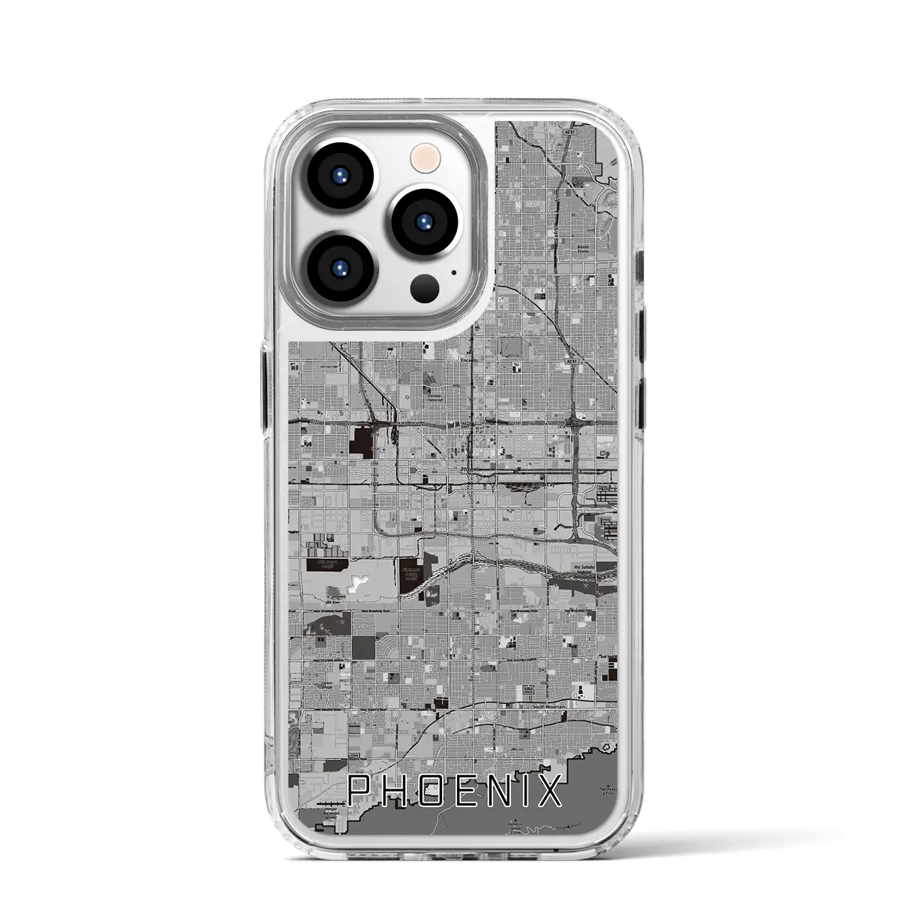 【フェニックス（アメリカ）】地図柄iPhoneケース（MagSafeタイプ）