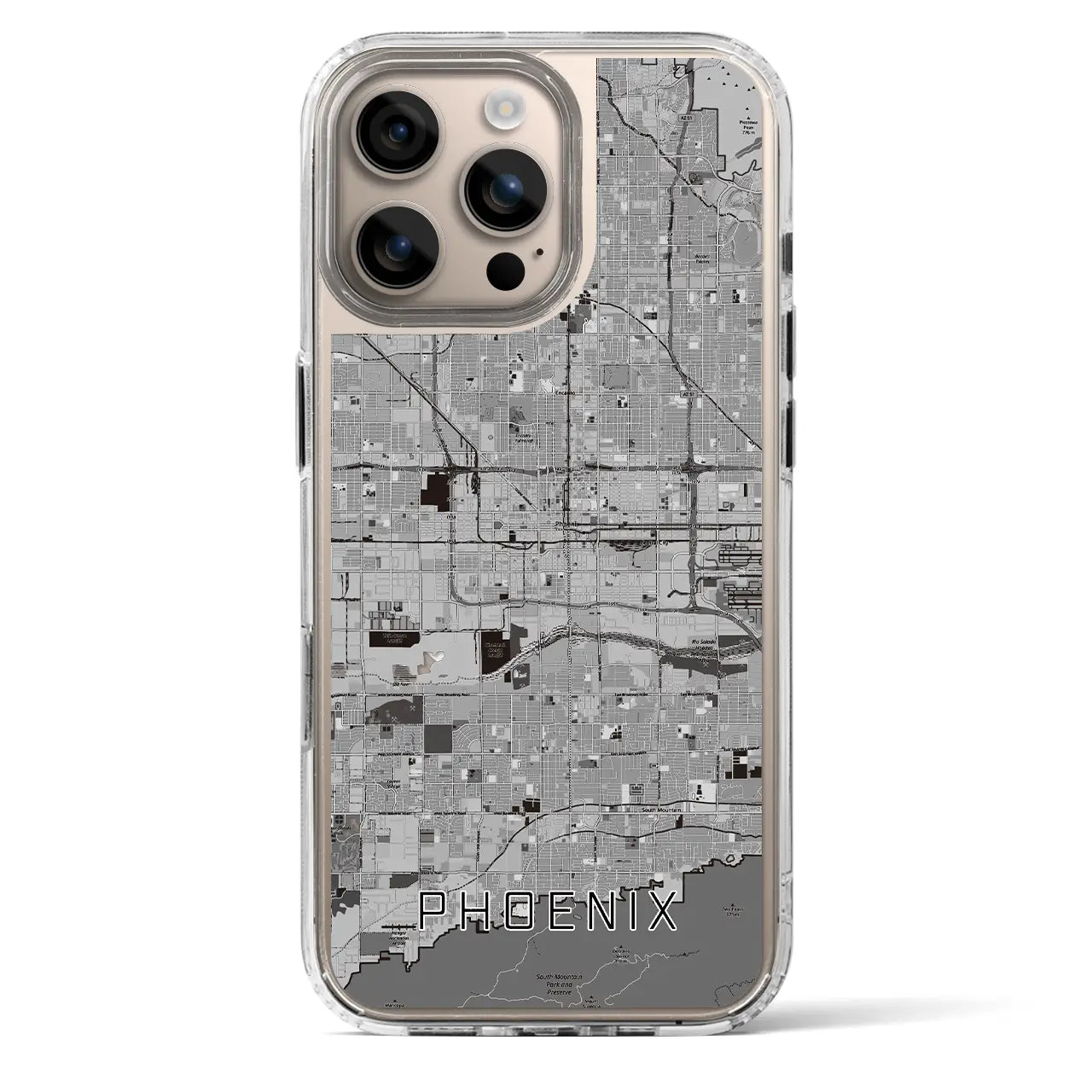 【フェニックス（アメリカ）】地図柄iPhoneケース（MagSafeタイプ）
