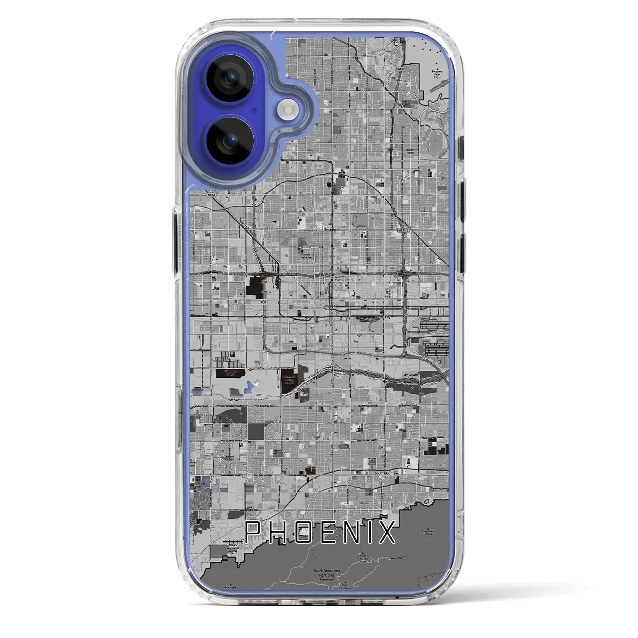 【フェニックス（アメリカ）】地図柄iPhoneケース（MagSafeタイプ）