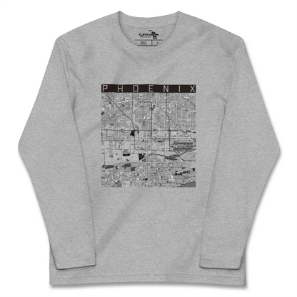 【フェニックス（アメリカ）】地図柄ロングスリーブTシャツ