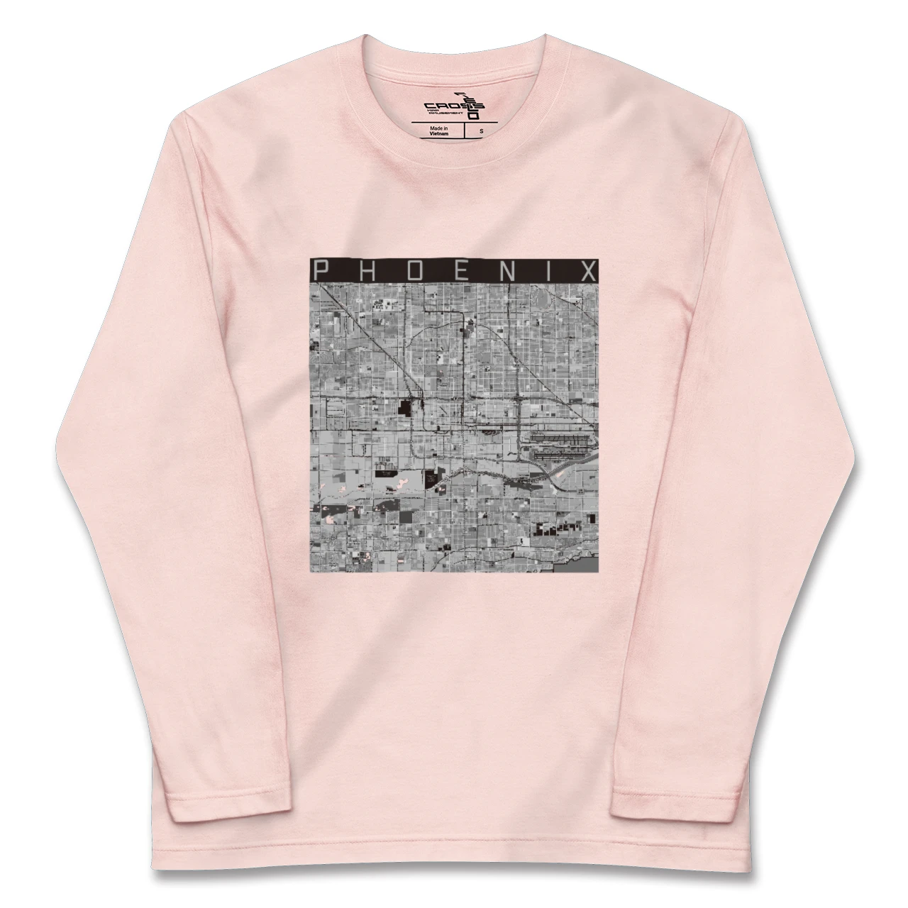 【フェニックス（アメリカ）】地図柄ロングスリーブTシャツ