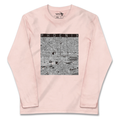 【フェニックス（アメリカ）】地図柄ロングスリーブTシャツ