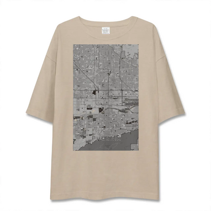 【フェニックス（アメリカ）】地図柄ビッグシルエットTシャツ