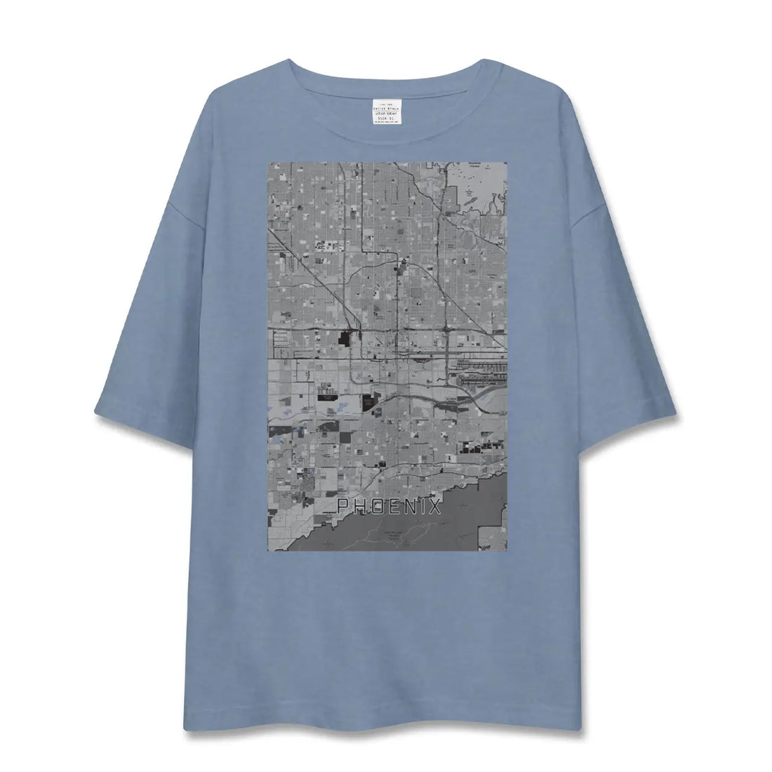 【フェニックス（アメリカ）】地図柄ビッグシルエットTシャツ