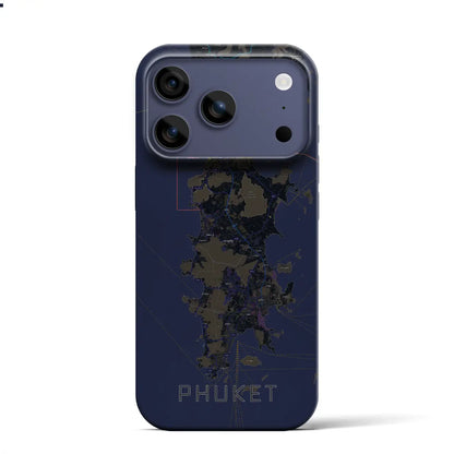 【プーケット（タイ）】地図柄iPhoneケース（バックカバータイプ）