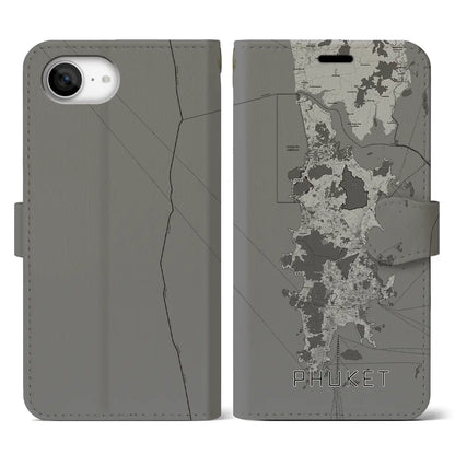 【プーケット（タイ）】地図柄iPhoneケース（手帳タイプ）