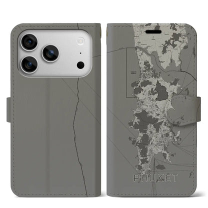 【プーケット（タイ）】地図柄iPhoneケース（手帳タイプ）