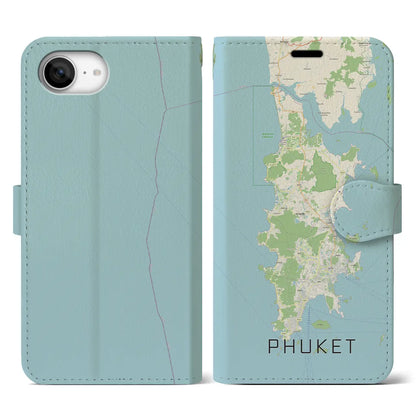 【プーケット（タイ）】地図柄iPhoneケース（手帳タイプ）
