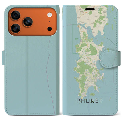 【プーケット（タイ）】地図柄iPhoneケース（手帳タイプ）