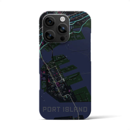 【ポートアイランド（兵庫県）】地図柄iPhoneケース（バックカバータイプ）