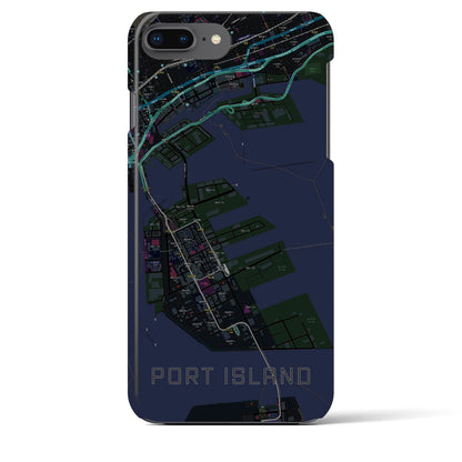 【ポートアイランド（兵庫県）】地図柄iPhoneケース（バックカバータイプ）