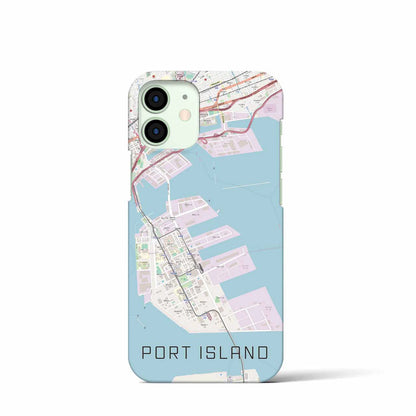 【ポートアイランド（兵庫県）】地図柄iPhoneケース（バックカバータイプ）