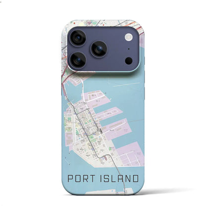 【ポートアイランド（兵庫県）】地図柄iPhoneケース（バックカバータイプ）
