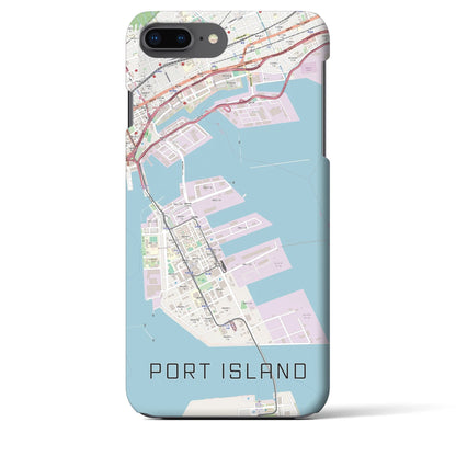 【ポートアイランド（兵庫県）】地図柄iPhoneケース（バックカバータイプ）