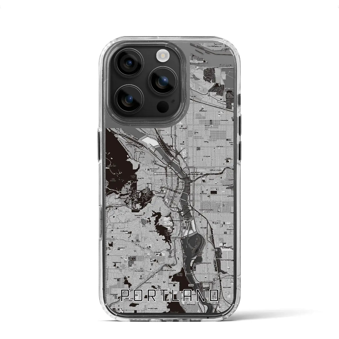 【ポートランド（アメリカ）】地図柄iPhoneケース（MagSafeタイプ）