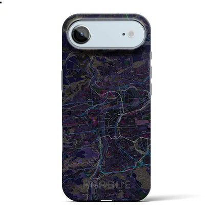【プラハ（チェコ）】地図柄iPhoneケース（バックカバータイプ）