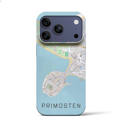 【プリモシュテン（クロアチア）】地図柄iPhoneケース（バックカバータイプ）