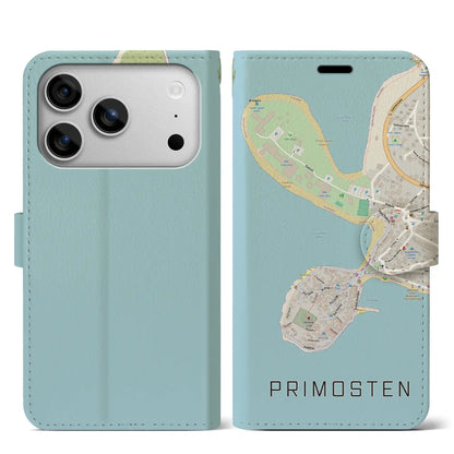【プリモシュテン（クロアチア）】地図柄iPhoneケース（手帳タイプ）