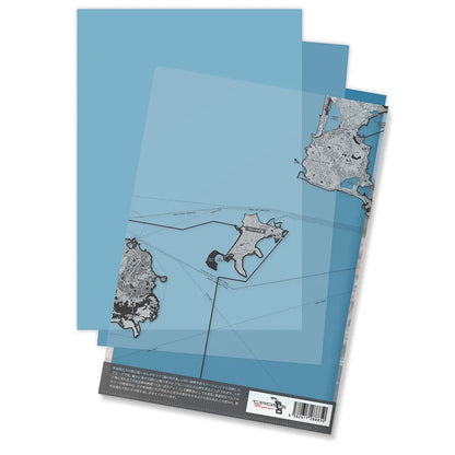 【プローチダ（イタリア）】Map World クリアファイル