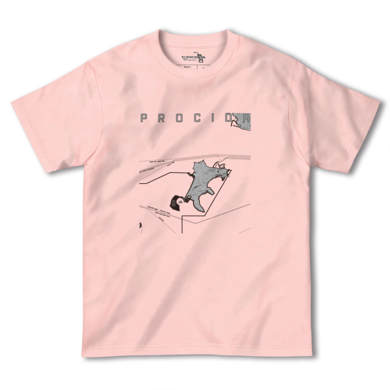 【プローチダ（イタリア）】地図柄ヘビーウェイトTシャツ