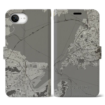 【青島（中華人民共和国）】地図柄iPhoneケース（手帳タイプ）