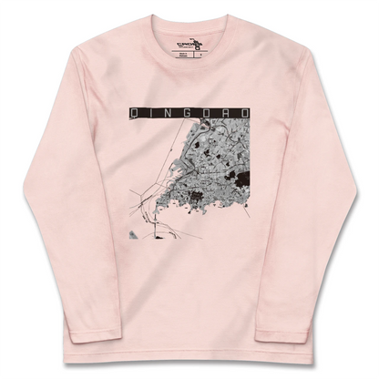【青島（中華人民共和国）】地図柄ロングスリーブTシャツ