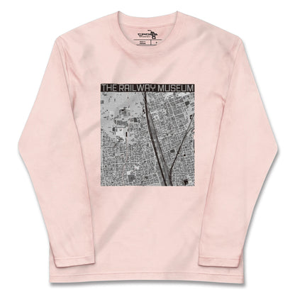 【鉄道博物館（埼玉県）】地図柄ロングスリーブTシャツ