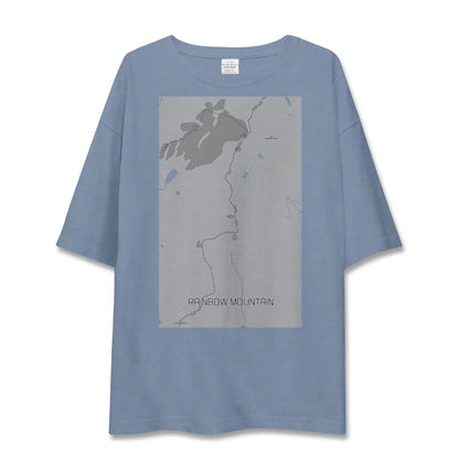 【レインボーマウンテン（ペルー）】地図柄ビッグシルエットTシャツ